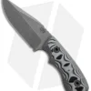 Bill Coye Ridgeback Custom Fixed Blade Knife Winter Camo G10 (3.25" Acid Wash)