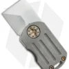 Curtiss Custom ODT Frame Lock Knife Titanium W/ Bronze Hardware (1" Stonewash)