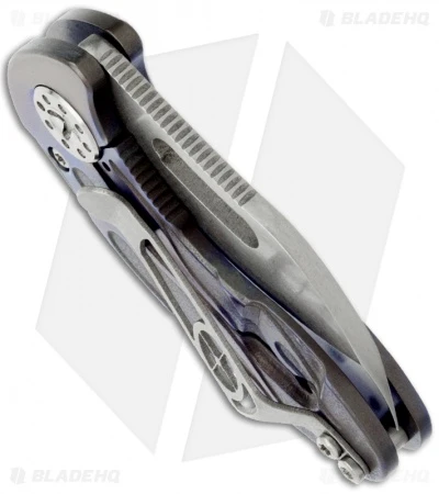 Curtiss Custom Knives Nano Folder Anodized Flame Titanium Knife (1.8" Plain) 3 Curtiss Custom Knives Nano Folder Anodized Flame Titanium Knife (1.8" Plain) - Image 3