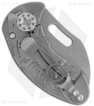 Curtiss Custom Knives Nano Folder Fish Titanium Knife (1.8" Plain) 2 Curtiss Custom Knives Nano Folder Fish Titanium Knife (1.8" Plain) - Image 2