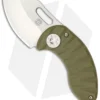 Curtiss Custom Knives Nano Framelock Folder Knife W/ Green G10 (1.75" Plain)
