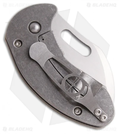 Curtiss Custom Nano Framelock Folder Knife W/ Orange G10 Scales (1.75" Plain) 2 Curtiss Custom Nano Framelock Folder Knife W/ Orange G10 Scales (1.75" Plain) - Image 2