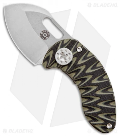 Curtiss Custom Nano Linerlock Folder Knife Black/OD G10 Scales (1.875" Plain) 1 Curtiss Custom Nano Linerlock Folder Knife Black/OD G10 Scales (1.875" Plain)