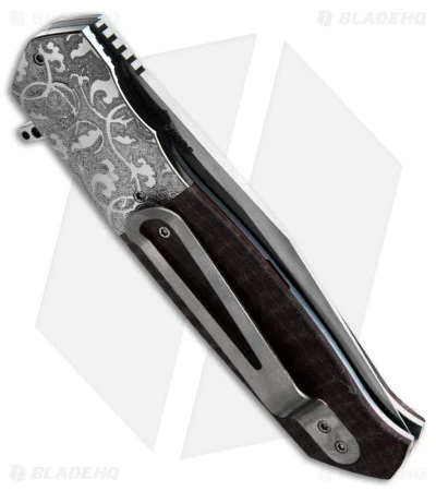 Andre Thorburn Custom L36 S Flipper Knife Curly Maple (3.25" Hand Satin) 2 Andre Thorburn Custom L36 S Flipper Knife Curly Maple (3.25" Hand Satin) - Image 2