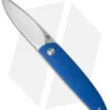 JD Van Deventer JN Everyday Flipper Liner Lock Knife Blue G-10 (2.5" Satin)
