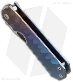 DSK Tactical Knives GF-1 Gentleman Folder Frame Lock Knife Ano (4" Satin) -Benchmade Shop dsk gf 1 tanto ano spine