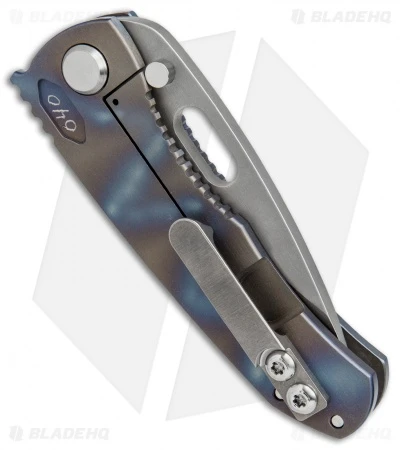 DSK Tactical DBV2 Frame Lock Knife Flame Ano Ti (3.6" Acid Stonewash) #40 2 DSK Tactical DBV2 Frame Lock Knife Flame Ano Ti (3.6" Acid Stonewash) #40 - Image 2