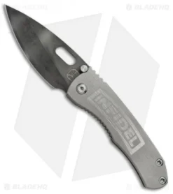 DSK Tactical DBV2 Frame Lock Knife Infidel III Ti (3.6" Black Acid Wash) #49