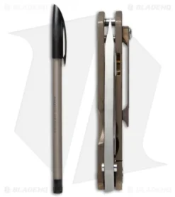 DSK Tactical Knives GF-1 Gentleman Folder Frame Lock Knife (4" Polished) -Benchmade Shop dsk tactical knives gf 1 ti and g10 milled size