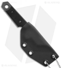 Sam Eddleman Tanto Dashi Gen 1 Neck Knife Black Micarta (2" Acid Wash) 5 Sam Eddleman Tanto Dashi Gen 1 Neck Knife Black Micarta (2" Acid Wash) -Benchmade Shop eddleman gen 1 dashi black sheath