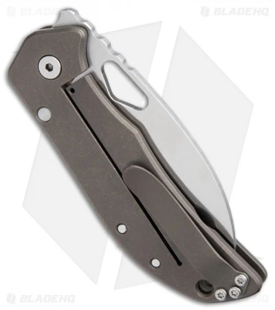 Calavera Cutlery El Patron Wharncliffe Knife Bronze (3.125" Satin) 2 Calavera Cutlery El Patron Wharncliffe Knife Bronze (3.125" Satin) - Image 2