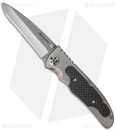 Allen Elishewitz Titanium Frame Lock Knife Carbon Fiber (3.6" Stonewash) 1 Allen Elishewitz Titanium Frame Lock Knife Carbon Fiber (3.6" Stonewash)