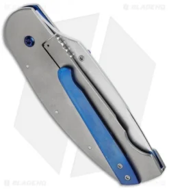 Eric Demongivert Custom Picador Frame Lock Knife Titanium (3" Satin) -Benchmade Shop eric demongivert picador blue ano clip cm side