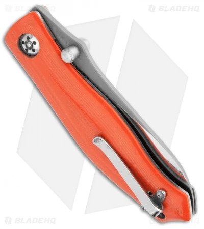 Alan Folts Custom Standard Utility Folder Orange G-10 Knife (3.375" Two-Tone) 2 Alan Folts Custom Standard Utility Folder Orange G-10 Knife (3.375" Two-Tone) - Image 2