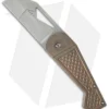 Gale Force Customs Hawkeye Mid-Tech Knife Bronzed Ti (3.25" Stonewash)