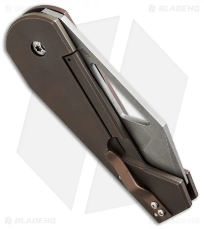 Gale Force Customs Hawkeye Mid-Tech Knife Dark Bronze (3.25" Stonewash) 2 Gale Force Customs Hawkeye Mid-Tech Knife Dark Bronze (3.25" Stonewash) - Image 2