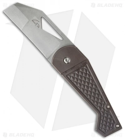 Gale Force Customs Hawkeye Mid-Tech Knife Dark Purple Ti (3.25" Stonewash) 1 Gale Force Customs Hawkeye Mid-Tech Knife Dark Purple Ti (3.25" Stonewash)