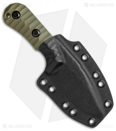 Groniger Knives Custom Drop Point Fixed Blade Knife OD Green G-10 (3.1" SW) 3 Groniger Knives Custom Drop Point Fixed Blade Knife OD Green G-10 (3.1" SW) - Image 3