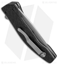 Hewitt Knives Eagle 2 Spring Assisted Knife Carbon Fiber (3.7" Satin) -Benchmade Shop hewitt cf cm side