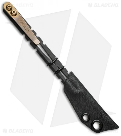 Amsler Knives Hurricane Razor 2.0 Knife Cerakote (1.375" Black) 2 Amsler Knives Hurricane Razor 2.0 Knife Cerakote (1.375" Black) - Image 2