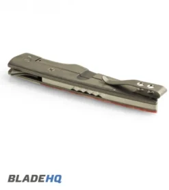 Jason Clark Custom Hybrid Wharncliffe Flipper Stabilized Bone Knife (3.5" Plain) 5 Jason Clark Custom Hybrid Wharncliffe Flipper Stabilized Bone Knife (3.5" Plain) -Benchmade Shop jason clark 3 5 hybrid wharncliff vg 10 sanmai dyed bone back detail