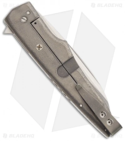 Jason Clark Custom Hybrid Wharncliffe Flipper Stabilized Bone Knife (3.5" Plain) 2 Jason Clark Custom Hybrid Wharncliffe Flipper Stabilized Bone Knife (3.5" Plain) - Image 2