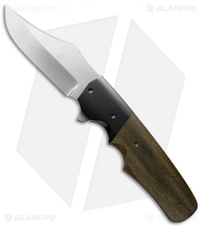 Jason Clark Clip Point Frame Lock Knife Zirconium/Micarta (3.6" Satin) 1 Jason Clark Clip Point Frame Lock Knife Zirconium/Micarta (3.6" Satin)