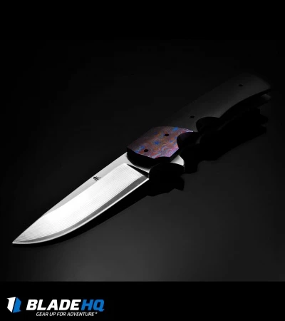 Jason Clark Custom Hunter Flipper Knife Zircuti/Micarta (3.625" Takefu) 5 Jason Clark Custom Hunter Flipper Knife Zircuti/Micarta (3.625" Takefu) - Image 5