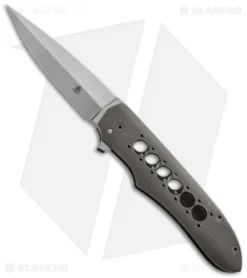Jason Clark Hybrid DP Dagger Knife Titanium Flipper (3.5" Satin)