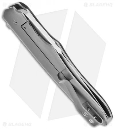 Jason Clark Custom Drop Point Framelock Flipper Black C-Tek Knife (3.50" Matte) 3 Jason Clark Custom Drop Point Framelock Flipper Black C-Tek Knife (3.50" Matte) - Image 3