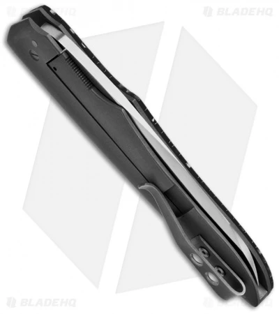 Jason Clark Custom Hybrid Wharncliffe Flipper Knife C-Tek Scale (3.625" Satin) 3 Jason Clark Custom Hybrid Wharncliffe Flipper Knife C-Tek Scale (3.625" Satin) - Image 3