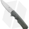 Jason Clark Custom Hunter Flipper Frame Lock Knife Zr/Micarta (3.625" Satin)