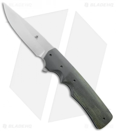 Jason Clark Custom Hunter Flipper Frame Lock Knife Zr/Micarta (3.625" Satin) 1 Jason Clark Custom Hunter Flipper Frame Lock Knife Zr/Micarta (3.625" Satin)