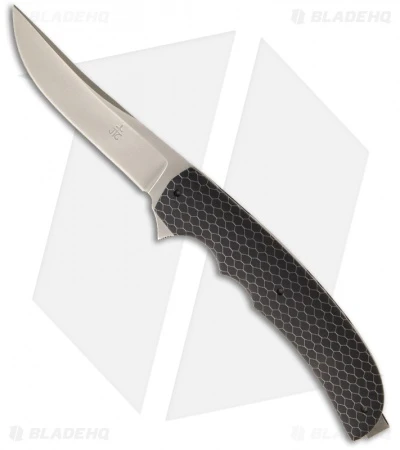 Jason Clark Custom Up-Swept Framelock Flipper Black C-Tek Knife (3.25" Matte) 1 Jason Clark Custom Up-Swept Framelock Flipper Black C-Tek Knife (3.25" Matte)