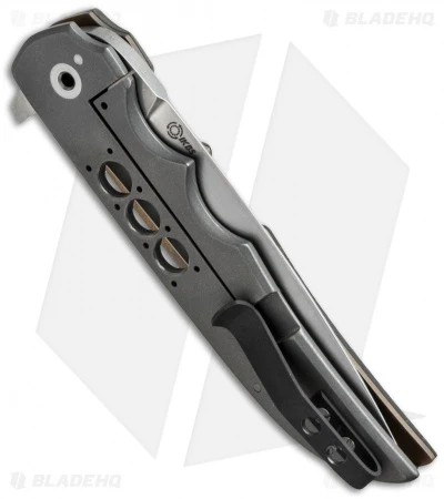 Jason Clark Custom Drop Point Flipper Zirconium/LSCF (3.75" Stonewash) 3 Jason Clark Custom Drop Point Flipper Zirconium/LSCF (3.75" Stonewash) - Image 3