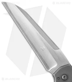 Jason Clark Custom Hybrid Wharncliffe Flipper Knife (3.6" San Mai) -Benchmade Shop jc hybrid wharncliffe san mai blade cm