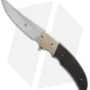 Jason Clark Custom Persian Flipper Knife Carbon Fiber / Mokume (3.75" Satin)