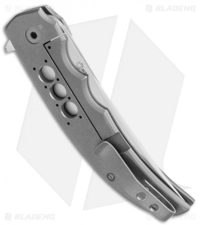 Jason Clark Custom Persian Flipper Knife Carbon Fiber / Mokume (3.75" Satin) 2 Jason Clark Custom Persian Flipper Knife Carbon Fiber / Mokume (3.75" Satin) - Image 2