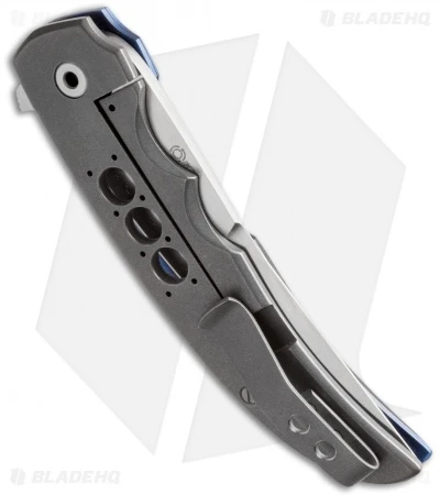 Jason Clark Persian Flipper Knife Carbon Fiber/Titanium (3.75" Satin) 2 Jason Clark Persian Flipper Knife Carbon Fiber/Titanium (3.75" Satin) - Image 2