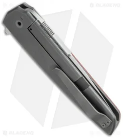 Jason Clark Custom Standard Flipper Knife Maple Burl (3.625" Satin) -Benchmade Shop jc standard maple burl side cm