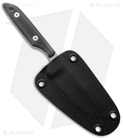 Jeff Hall Custom Neck Knife Black Micarta (2.125" Satin) 2 Jeff Hall Custom Neck Knife Black Micarta (2.125" Satin) - Image 2