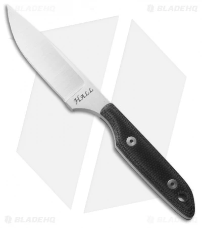 Jeff Hall Custom Neck Knife Black Micarta (2.125" Satin) 1 Jeff Hall Custom Neck Knife Black Micarta (2.125" Satin)