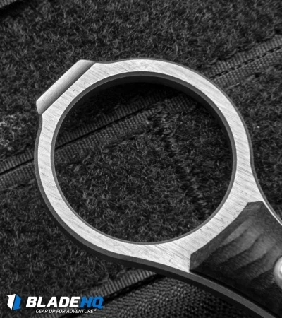 John Gray Custom Accomplice Bowie Knife Black G-10 (3.25" Satin) 3 John Gray Custom Accomplice Bowie Knife Black G-10 (3.25" Satin) - Image 3