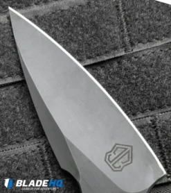 John Gray Custom Accomplice Fixed Blade Knife Black/Gray G-10 (3.25" Acid SW) 9 John Gray Custom Accomplice Fixed Blade Knife Black/Gray G-10 (3.25" Acid SW) -Benchmade Shop jg accomplice orange g10 blade cm