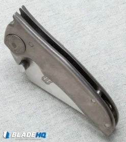 John Gray Custom THUCK Frame Lock Knife Titanium (3.5" Satin) 9 John Gray Custom THUCK Frame Lock Knife Titanium (3.5" Satin) -Benchmade Shop jg custom thuck frame lock bottom cm