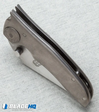 John Gray Custom THUCK Frame Lock Knife Titanium (3.5" Satin) 3 John Gray Custom THUCK Frame Lock Knife Titanium (3.5" Satin) - Image 3