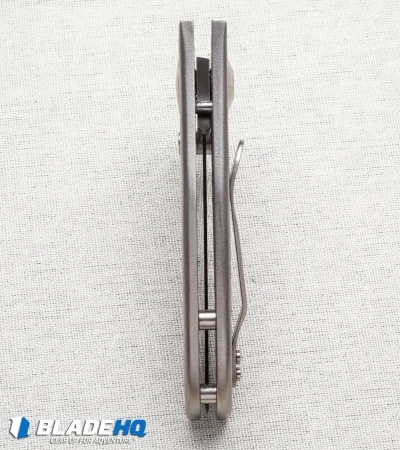 John Gray Custom THUCK Frame Lock Knife Titanium (3.5" Satin) 7 John Gray Custom THUCK Frame Lock Knife Titanium (3.5" Satin) - Image 7