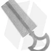 John Gray 5" Two-Sided Titanium Comb