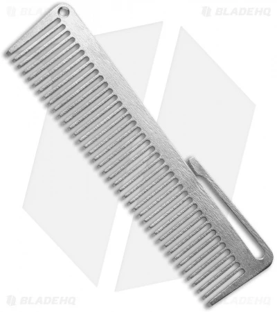 John Gray Large Titanium Comb W/ Clip 1 John Gray Large Titanium Comb W/ Clip