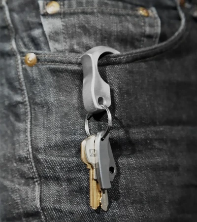 John Gray Keyper Bottle Opener Keychain - Brown Titanium 2 John Gray Keyper Bottle Opener Keychain - Brown Titanium - Image 2